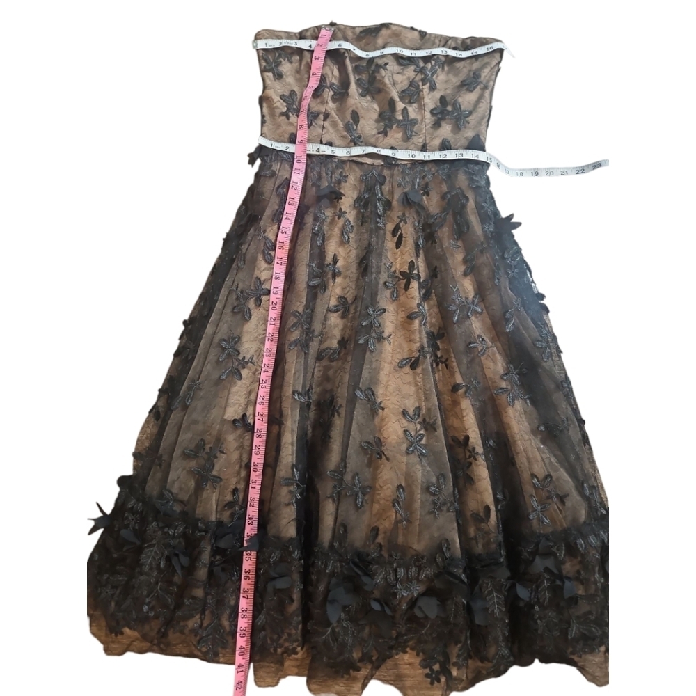 NWT Dress The Population Strapless Cocktail Midi Dress sz L - Picture 10 of 14